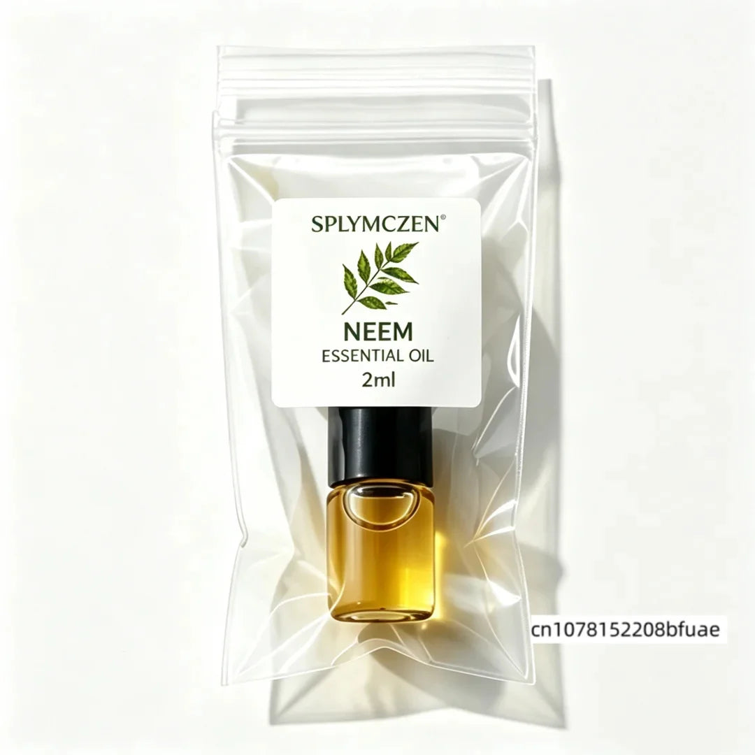 SPLYMCZEN 2ml Mini Botanical Aromatic Oil Set Agarwood Neem Blue Lotus Mugwort For DIY Soap Candle Making
