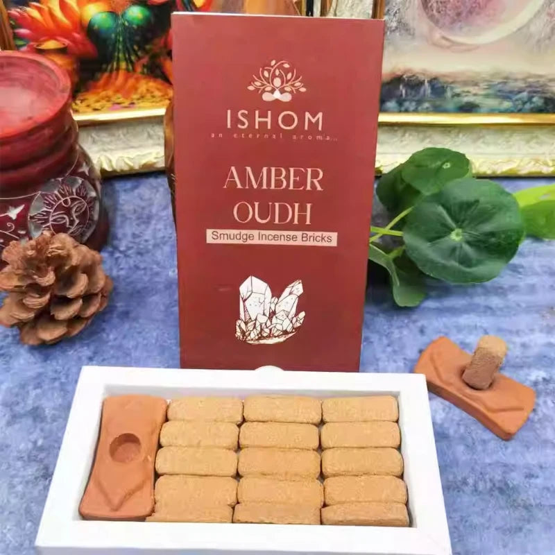 Peruvian Holy Wood Sage Sandalwood Rose Agarwood Plant Incense Brick Plant Agarwood Fragrance Sooth Mind Help Sleep Purifie Air