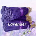 Lavender Premium Aromatherapy Incense Sticks, 8.66-Inch Long Bamboo Sticks, Burn Time of 30~40 Minutes, Light and Fresh Scent, Removes Odors, Long-Lasting Fragrance, Suitable for Home, Kitchen, and Restaurant Decoration