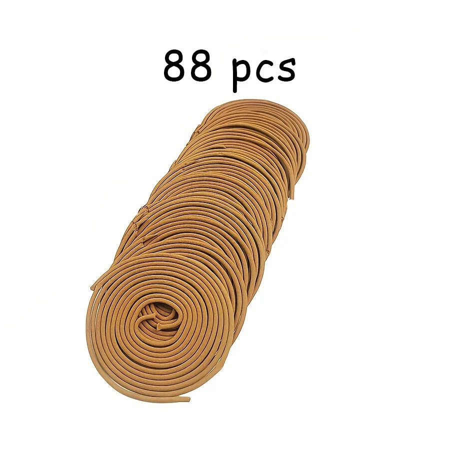 Sandalwood Spiral Aromatherapy Sticks, 40/88 Coils, with a Pleasant Sandalwood Scent, Suitable for Meditation, Yoga, and Home Air Freshening, with a Long-Lasting Fragrance
