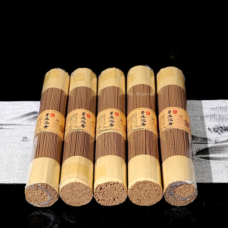 21Cm Natural Nha Trang Agarwood Incense Stick/Temple Worship and Sacrificial Ceremonies Home Indoor Air Purification Joss Stick