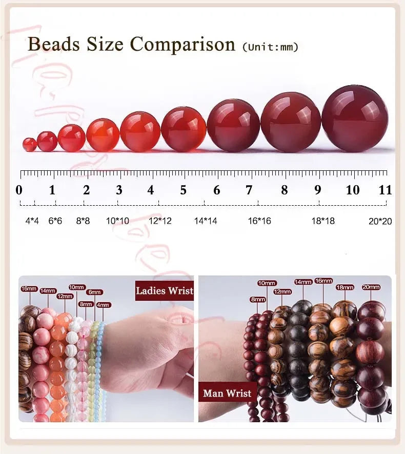 Natural Bronzite Stone Beads Round Loose Spacer Bead For Jewelry Making 15" Strand 4/6/8/10/12mm DIY Charm Bracelet Necklaces