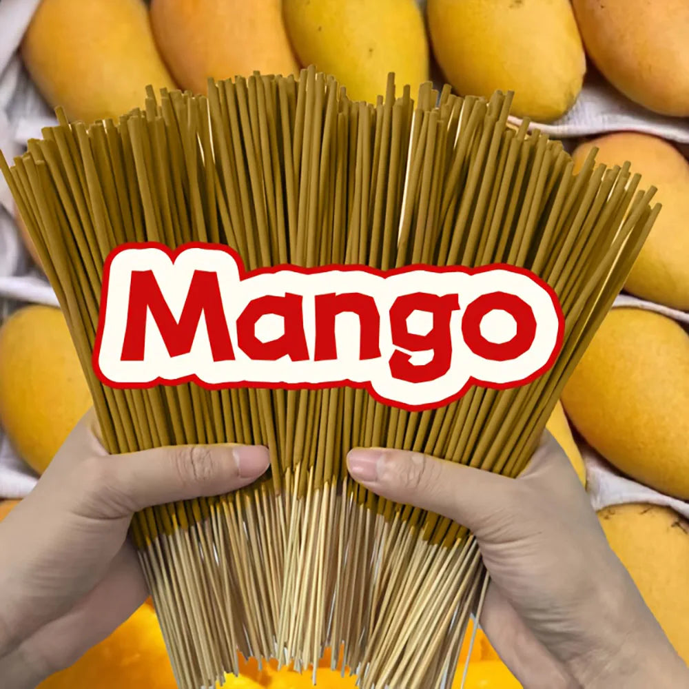 15/35/135 Pieces Natural Mango Fragrance |   Suitable for Home Air Purification, Yoga, Offices, Tea Rooms - Perfect for Halloween, Christmas, Easter, and Meditation. |   Mango Scent, Wooden Material
