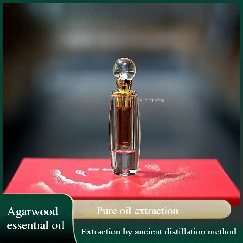 1.5g High-grade Agarwood Essential Oil Extraction By Ancient Distillation Method Purify The Air Remove Odors and Calm The Mind