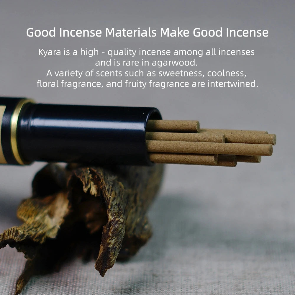 2025 Natural Kyara No.7 Incense Sticks 10g Agarwood