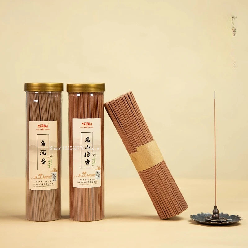 20.5cm Natural Incense Sticks Indonesian Agarwood Old Mountain Sandalwood Indoor Purify The Air and Calm The Mind Joss Stick