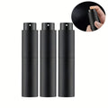 10ml Travel Perfume Sprayer, Refillable Cologne Container, Empty Dispenser Spray Bottle for Mini Sprayer Size (Black)