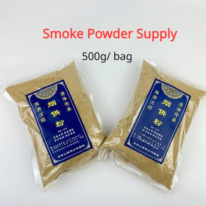 500g Natural Incense Powder Smoke Powder Supply Home Indoor Air Purification Fragrant Seal Make Tower/stick Incense Material