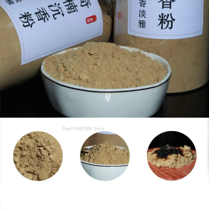 260g One-star Natural Qi Nan Agarwood Powder Household Indoor/car/electric Stove Incense/Sealed Handmade Materials Aromatherapy