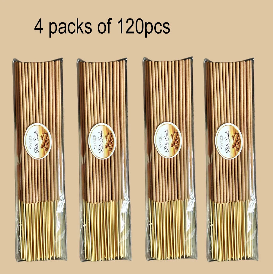30/90pcs Natural Palo Santo Incense Sticks Premium Peruvian Sacred Wood Fragrance Suitable for Yoga Meditation Purifying Ideal