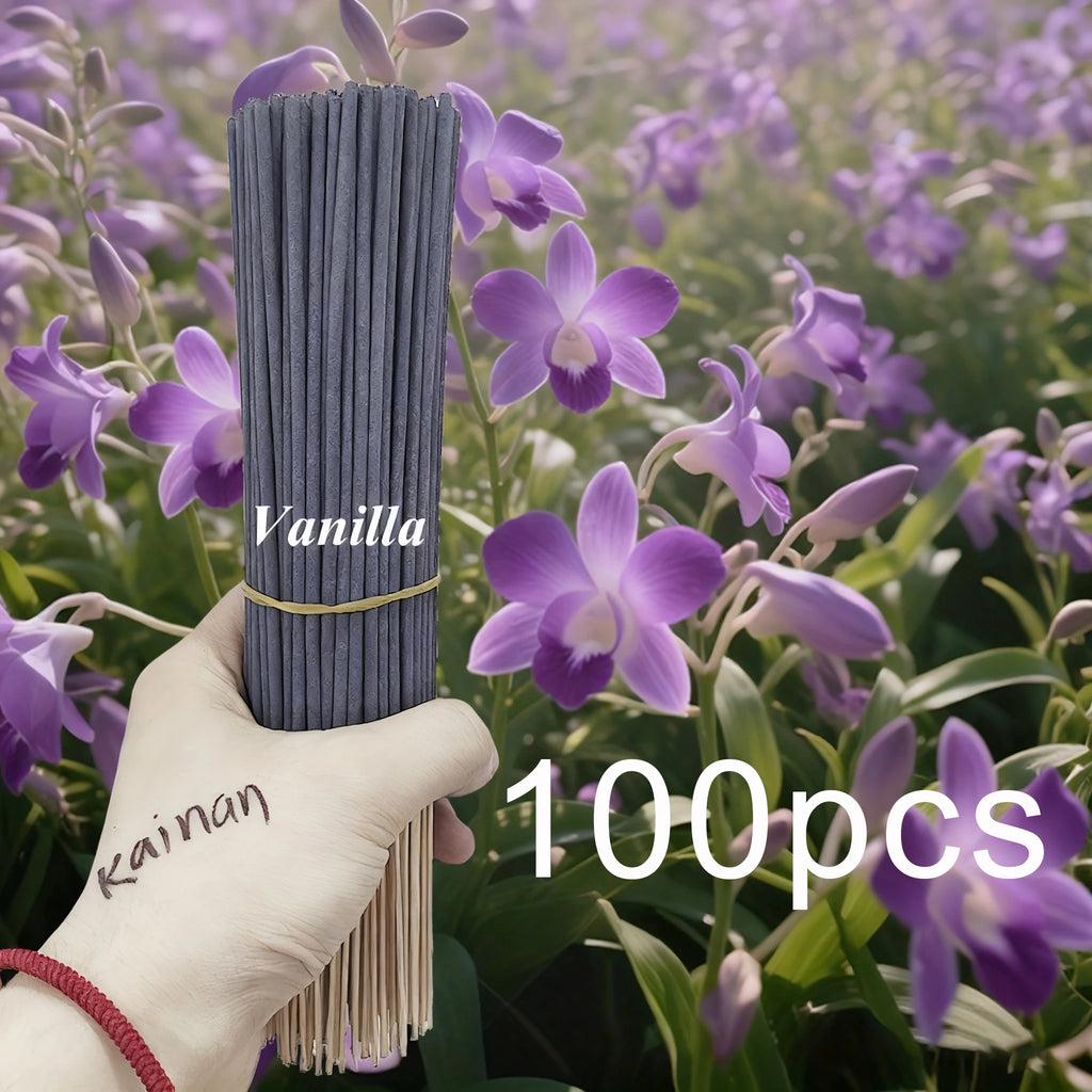 Vanilla Aromatherapy Stick, 22.0cm - Long-Lasting, Natural Wood Scent, Fragrance Suitable for Yoga, Meditation, Relaxation, and Sleep Aid - Perfect for Home Decor, Hotels, and Spas