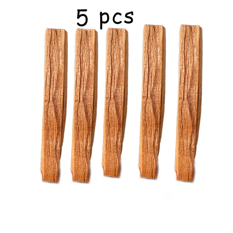 3/5/10/12/15Pcs Palo Santo Incense Sticks, Suitable for Holiday Celebrations, Long-Lasting Fragrance, Outdoor Activities, Air Purification, Barbecue, Camping