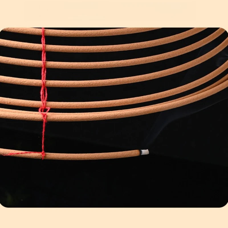72-Hour Sandalwood Incense Coils for Home Aromatherapy