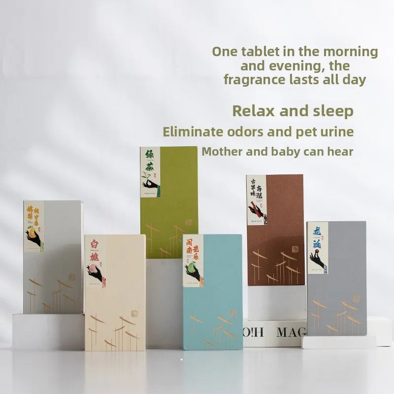 Long Lasting Indoor Home Aromatherapy Coil Incense Sandalwood Agarwood Floral Scent Deodorant for Goose PearChamberOsmanthus