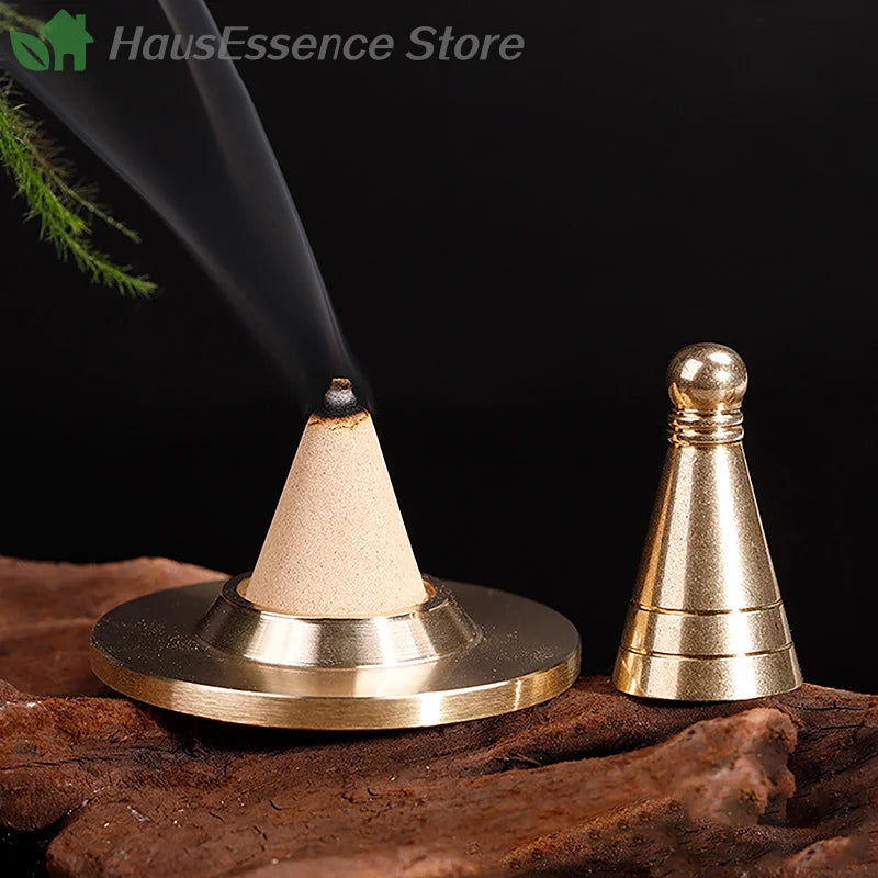 ※Brass Tower Incense Mold Agarwood Powder Making Seal Cone Tool Tools Shaping Mould DIY Holder Burner Accessory DIY