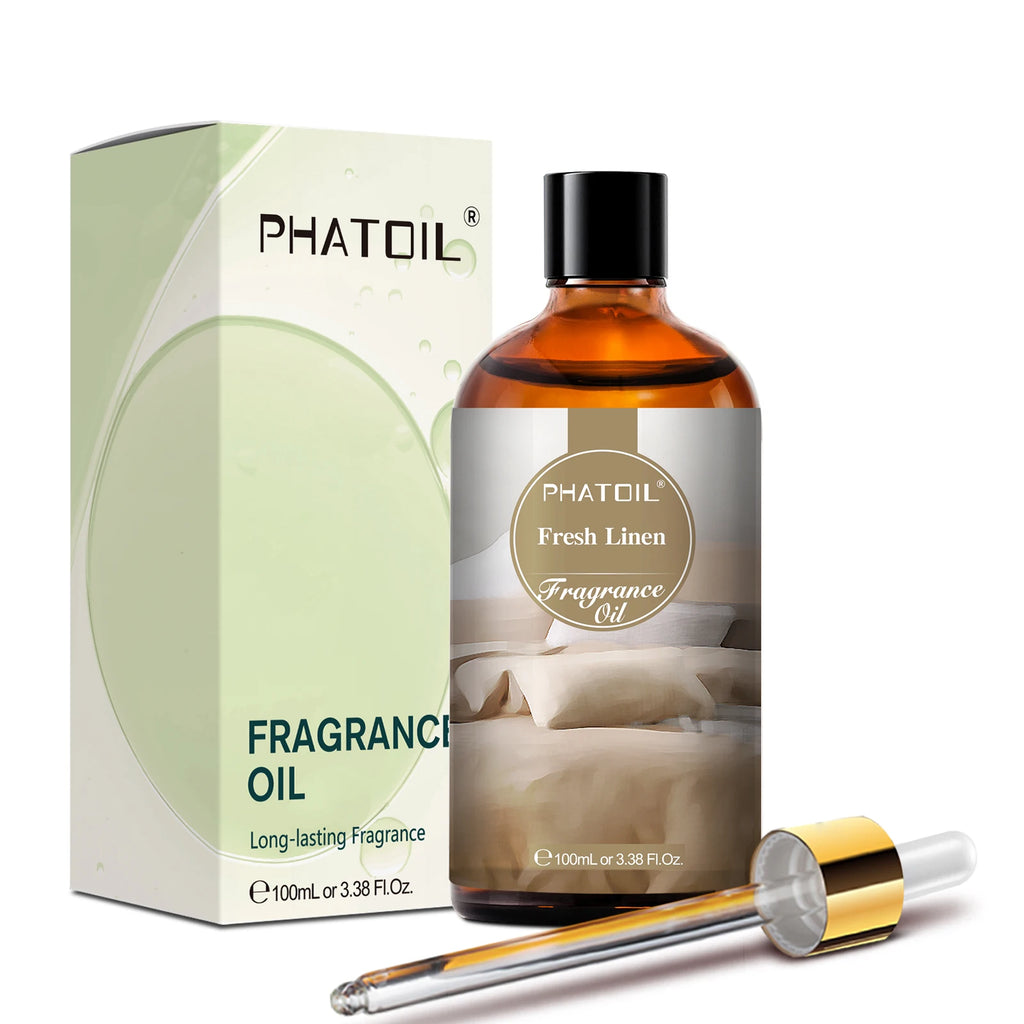 PHATOIL 100ml(3.38 Fl Oz) Fragrance Oil For Aromatherapy Diffuser-White Musk Bubble Gum Baby Powder Coffee Aroma Fragrance Oils