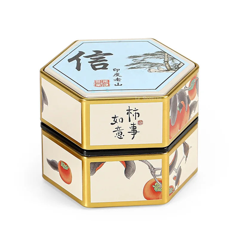 Natural Coil Incense Huian Agarwood Hexagonal Box Pear Tent Incense Tearoom Study Home bedroom Purify The Air and Remove Odors