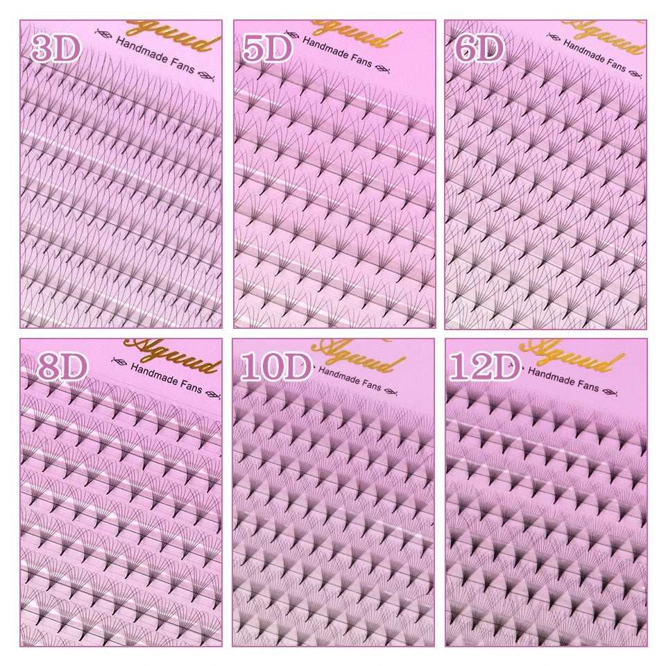 Premade Volume Fans Lashes 10 Trays Soft Russian