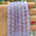 Lavender Chalcedony Beads 10mm DIY Jewelry Making