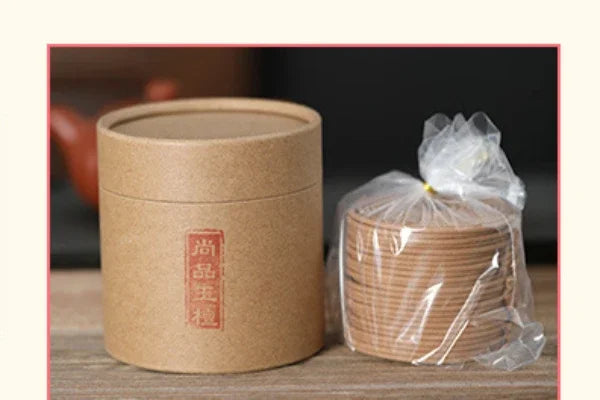 Hundred-year old Sandalwood 4 Hours Coil Incense Goose Pear Tent Incense Ambergris Natural Agarwood Home To Purify Air Calm Mind