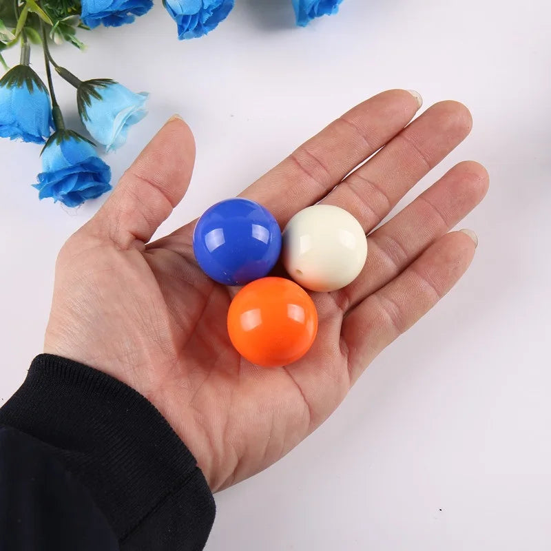 30mm Round Acrylic Beads 26 Colors 5pcs Lot