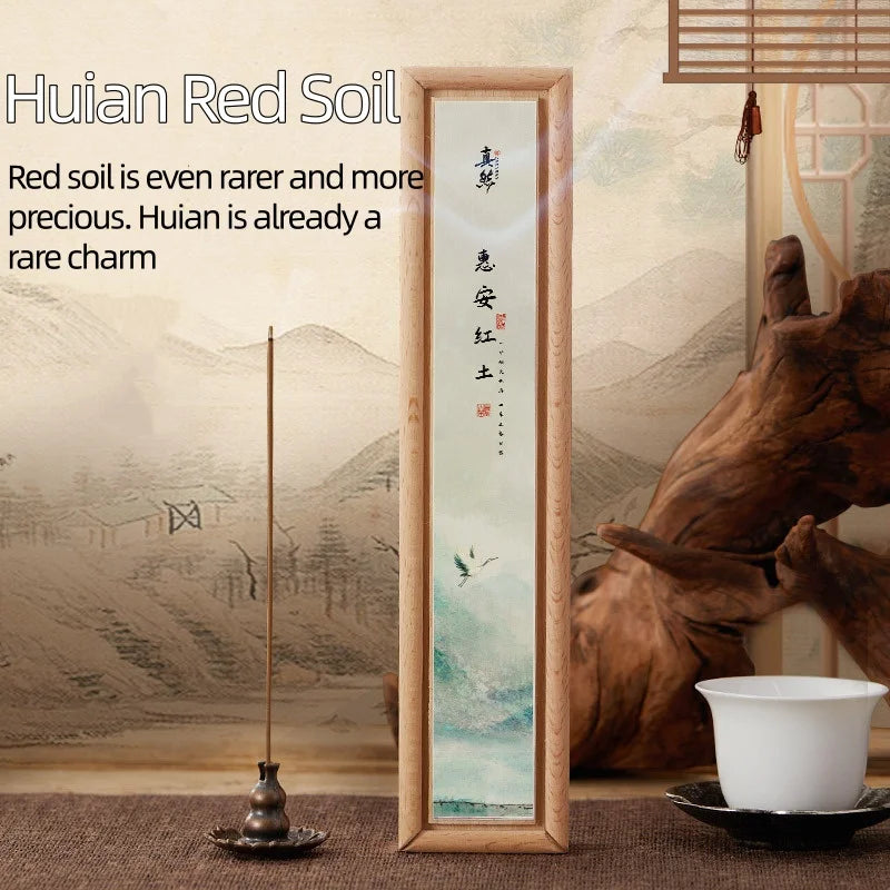 Hainan Agarwood Thread Incense Gift Box with India Laoshan Sandalwood Sprout Zhuang Agarwood Sleeping Incense on Huian Red Soil