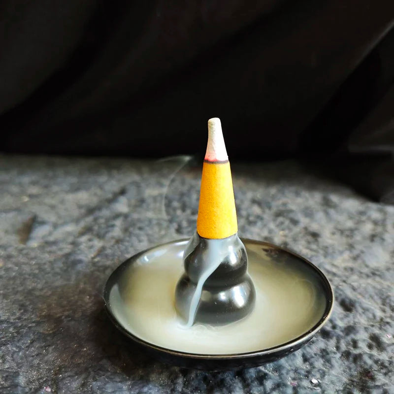 Magic Smoke Waterfall Cone Incense Sandalwood Jasmine Lavender Home Fragrance for Relaxation Eliminate Odors Long-Lasting Scent