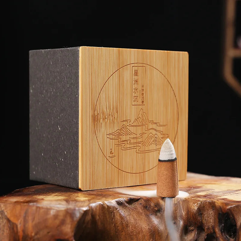 25 Pieces of Extended Version Agarwood Cliff Cypress Natural Incense Sticks Packaging Supplies Sandalwood Backflo