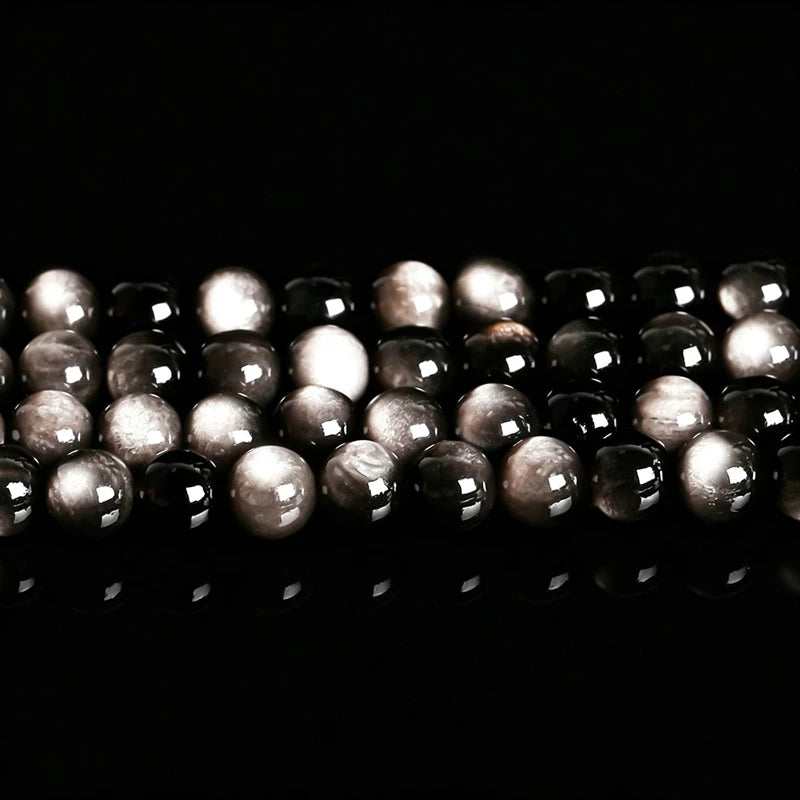 Natural Stone Beads Golden Obsidian Agates Jaspers Amazonite Jade Beads For Jewelry Making DIY Bracelet Necklace 4 6 8 10 12mm