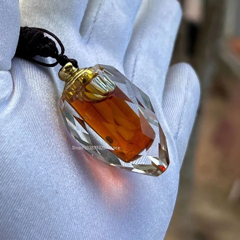 1.5g Natural Qinan Agarwood Essential Oil Crystal Pendant Indoor/office/car Sachet/Soothing Fragrance/long-lasting Aromatherapy