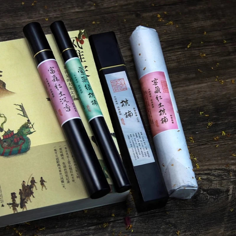 Warbler Song Green Chess Red Soil Agarwood Chinese Incense Sticks/soothe Mind Aid Sleep/soothing Spirit Tea Rooms Joss Stick