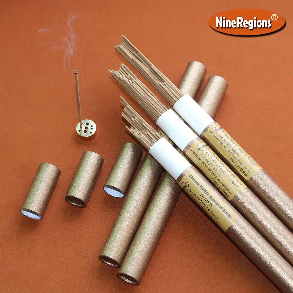 Chinese HaiNan Agarwood Incense Stick 20gram Genuine Natural Oudh Wood 3A Grade Home Fragrance