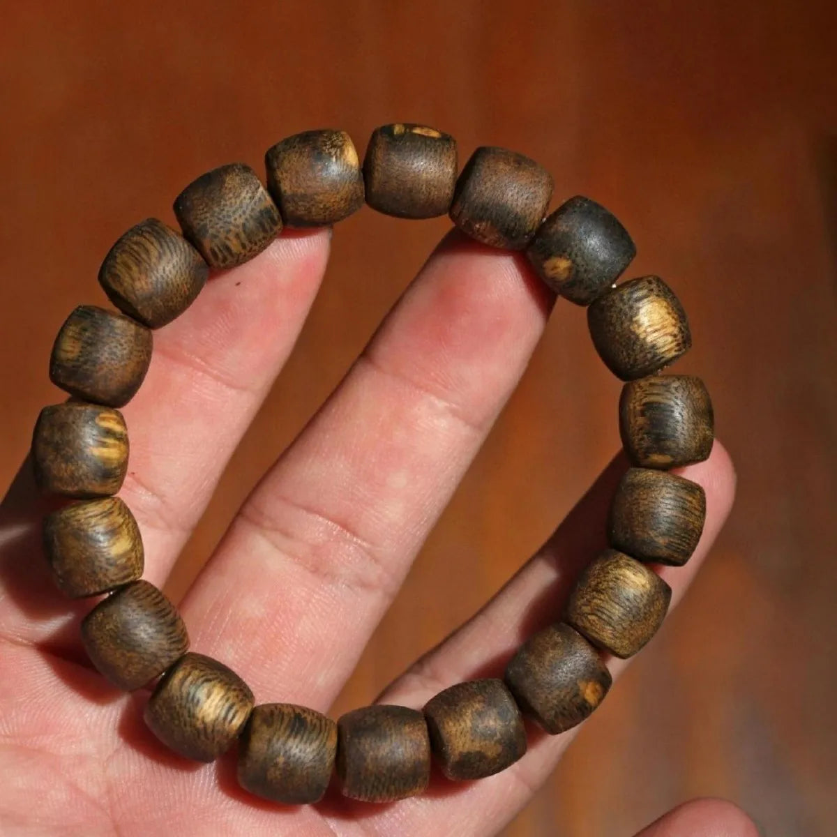 Wooden Kyara Agarwood Prayer Bracelet for Men Women