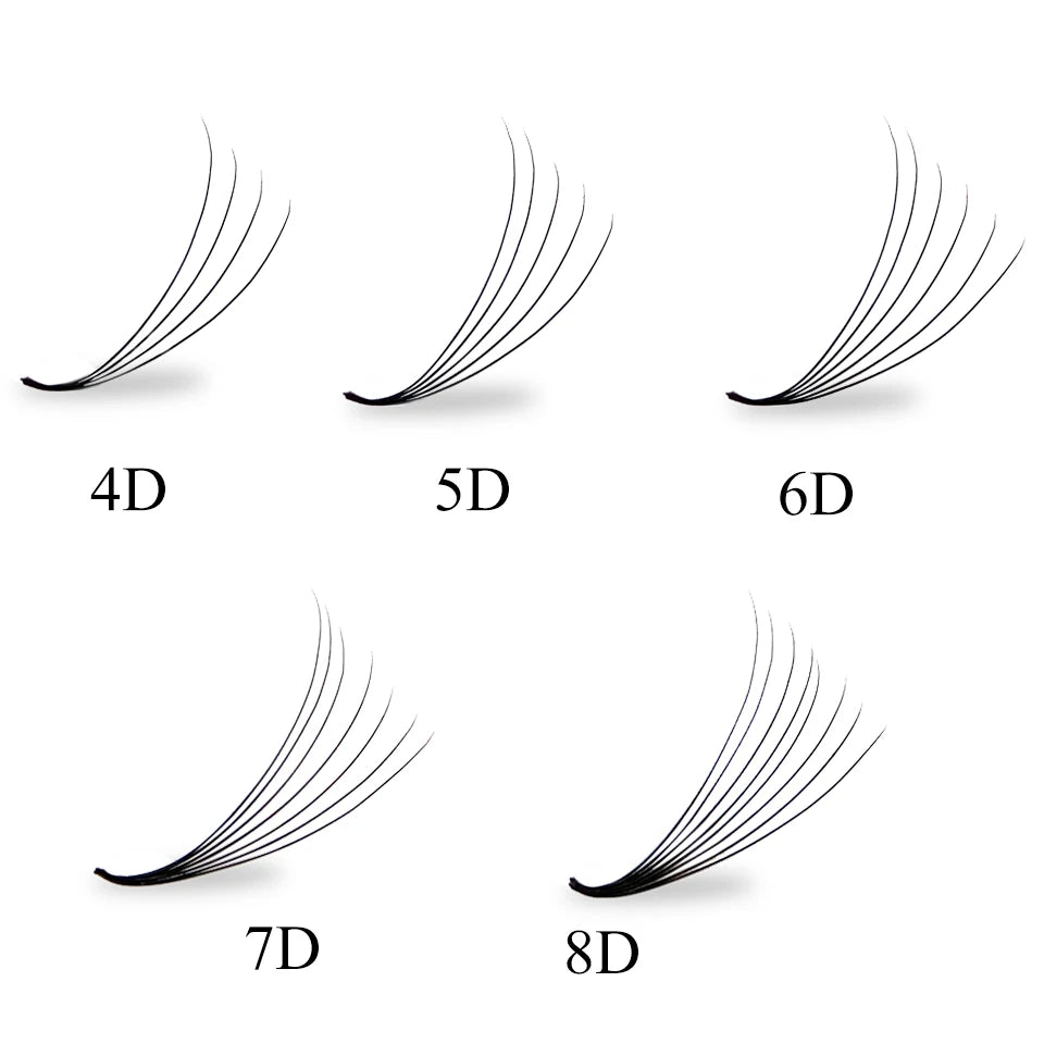 Extra Narrow Pointy Base Premade Volume Fans Lashes