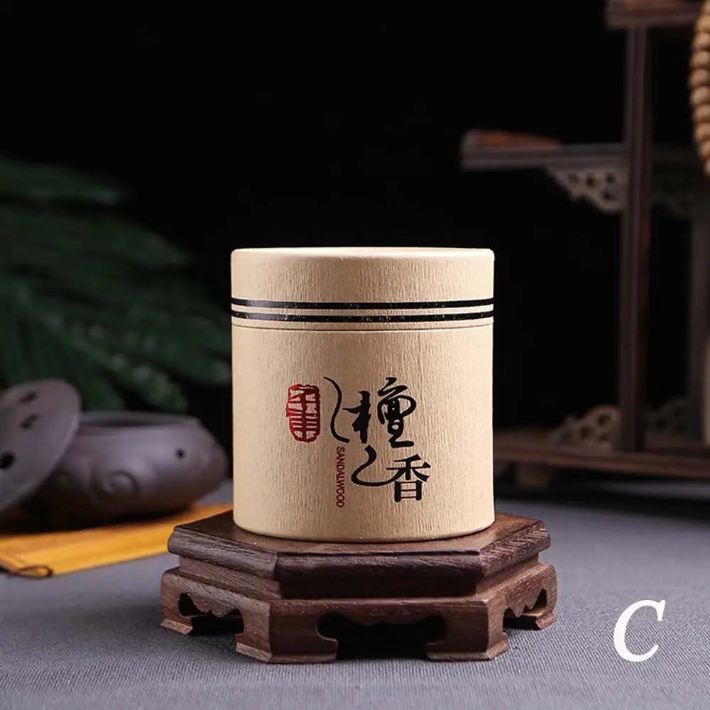 plate/box Gifts Pure Natural Sandalwood Purifying air Aquilaria Wormwood Incense Incense Coil Sandalwood incense Buddha incense