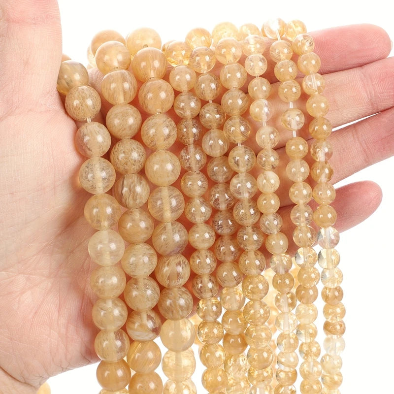 4-12mm Natural Stone Beads Amethysts Obsidian Agates Jade Garnet Quartzs Beads For Jewelry Making DIY Bracelet Necklace Supplies