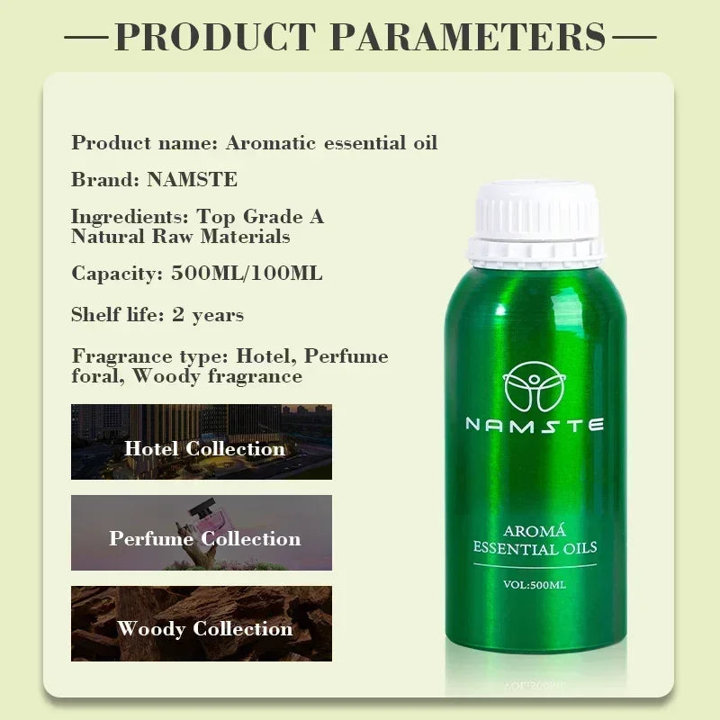 NAMSTE 500ml Aromatherapy Diffuser 12V Solar