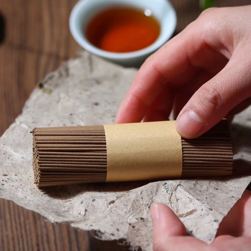 50g Natural Agarwood Incense Sticks Gift Box Hainan Chinese Sleep Office Household Lasting Tea House Purifying Air Joss Stick
