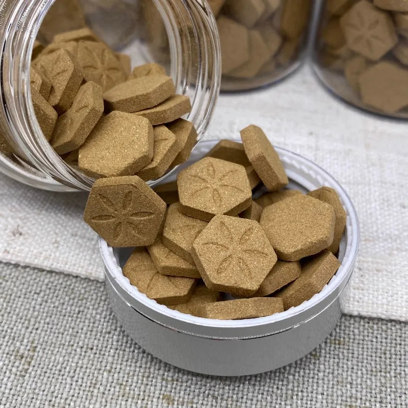 Pure Natural Agarwood Tablet Agarwood Powder Pressed Tablet Car/Bedroom Fragrance Fresh Air/long-lasting Fragrance/sleep Aid