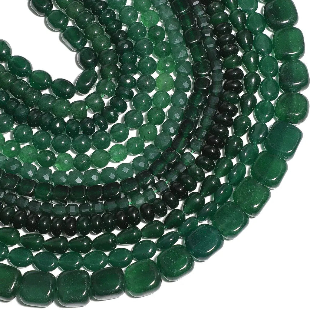Green Chalcedony Beads for DIY Jewelry Making