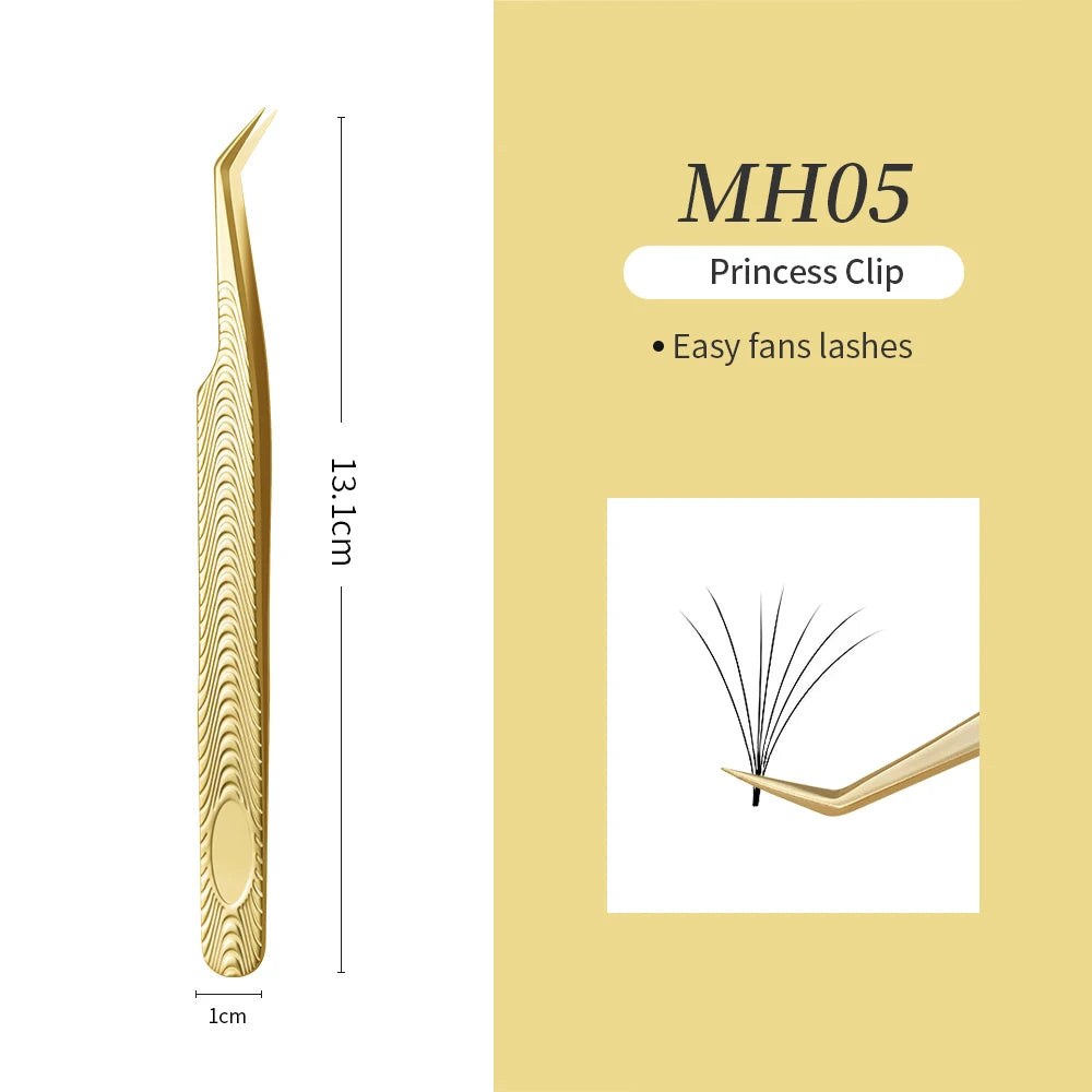 GLAMLASH Eyelash Tweezers 420 Stainless Steel
