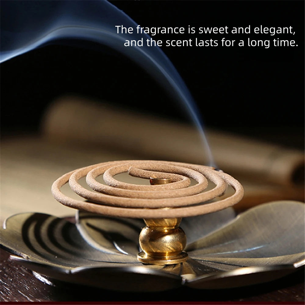 Hainan Agarwood Coils 40-Pack, Long-Lasting Fragrance