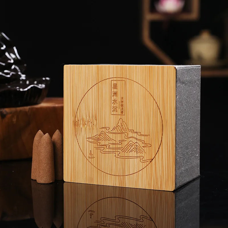 25 Pieces of Extended Version Agarwood Cliff Cypress Natural Incense Sticks Packaging Supplies Sandalwood Backflo