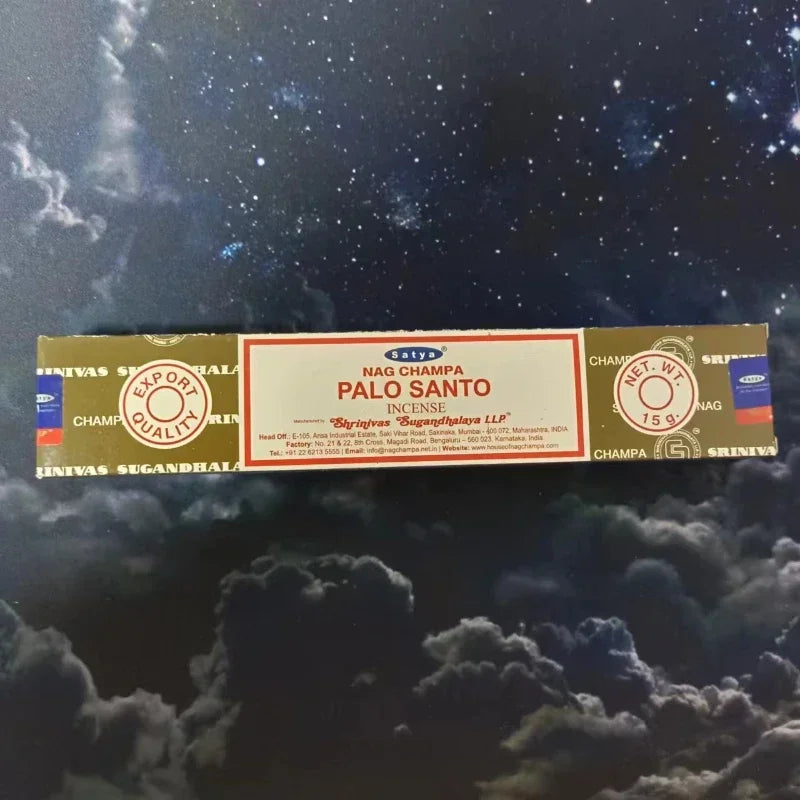 Batch Incense Satya 2/5 Packs Nag Champa PALO SANTO SANDALWOOD Super Hit Natural Karma Best Selling Original 100% Incense Sticks