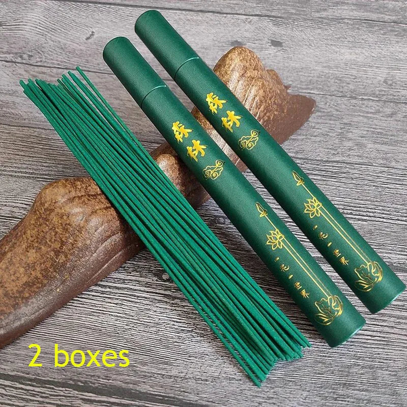 2Box Natural Sandalwood Incense Sticks 40pcs/box Sleeping Aiding Tranquilize Mind Refreshing Scents for Home Office Bedroom