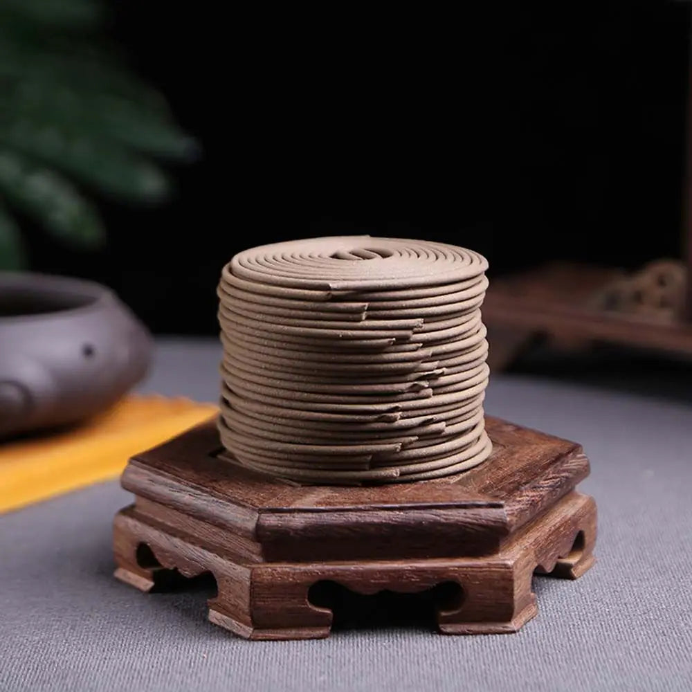 plate/box Gifts Pure Natural Sandalwood Purifying air Aquilaria Wormwood Incense Incense Coil Sandalwood incense Buddha incense