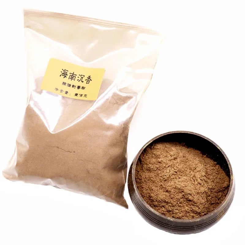 100g Hainan Agarwood Oil Powder Handmade Incense Raw Materials Household Indoor Seal Incense To Help Sleep and Purify The Air