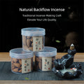 Natural Backflow Incense Cones 50 Pieces, Agarwood & Sandalwood Scent
