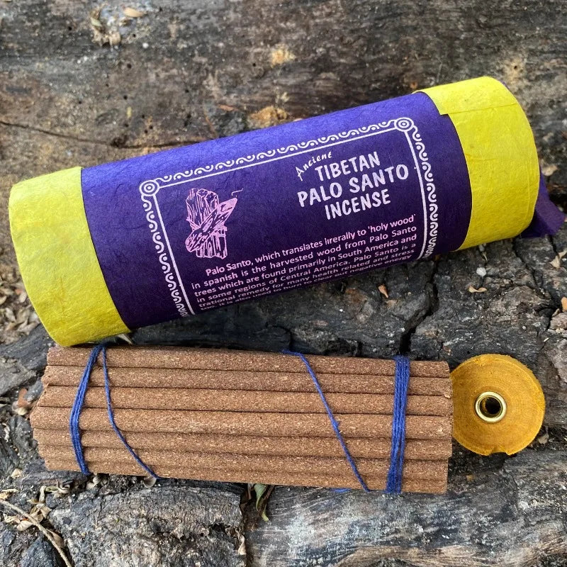 30PC Nepal Handmade Incense Sticks Ancient Tibetan Fragrance Colored Short Tube Thick Thread Incense Cedar Palo Santo White Sage