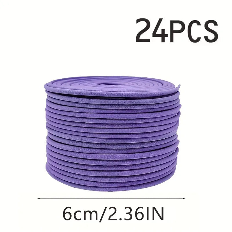 Lavender Lemongrass Aromatherapy Coils Fragrance for Patio, Porch, Poolside, Camping Garden Home Decor, Outdoor Incense Coils